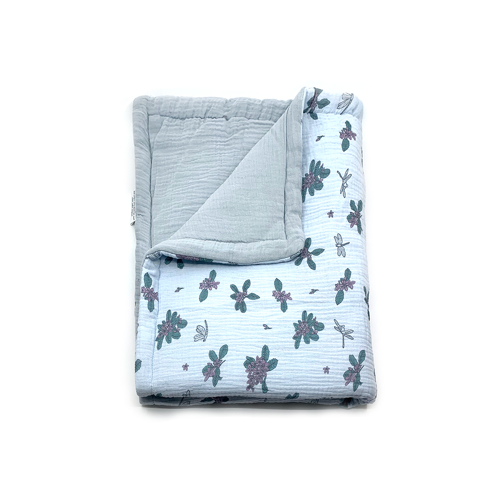 Baby bed cotton filled blanket